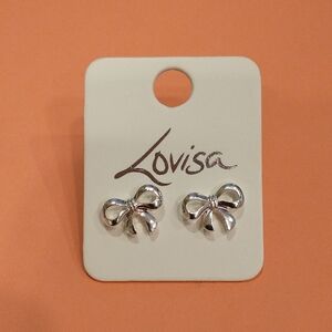 Lovisa Silver Bow Earrings